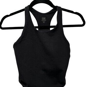 Athleta Girl cropped tank with bra